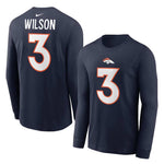 NFL - Men's Denver Broncos Russell Wilson Long Sleeve T-Shirt (NKAC 41S 8WF 1Y0)