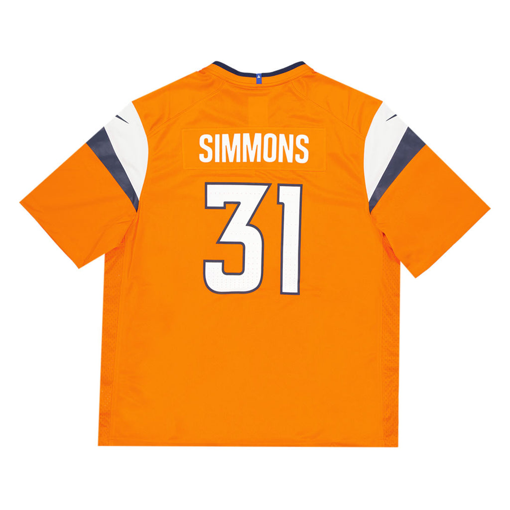 NFL - Men's Denver Broncos Justin Simmons Game Jersey (67NM 0B8L 8WF 00D)