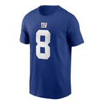 NFL - Men's New York Giants Daniel Jones Short Sleeve T-Shirt (N199 4EW 8IF NAD)