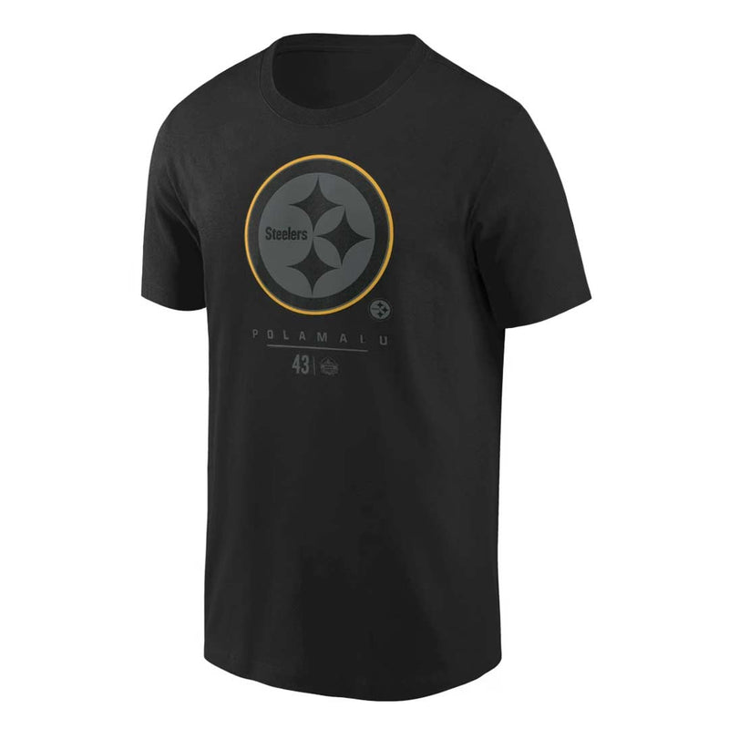 NFL - Men's Pittsburgh Steelers Troy Polamalu Short Sleeve T-Shirt (QF6E 127A W6M 000)