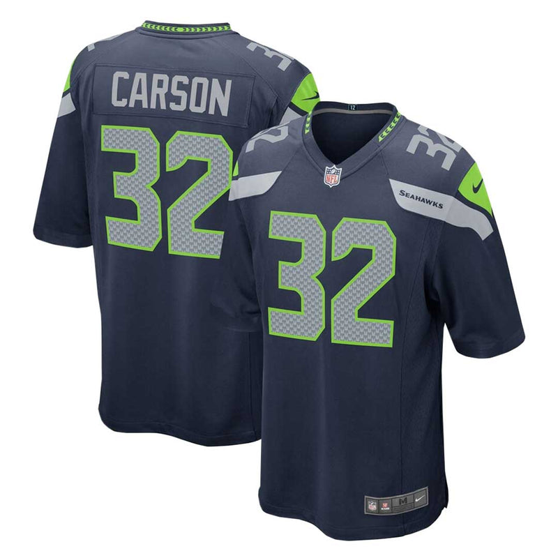 NFL - Men's Seattle Seahawks Chris Carson Game Jersey (67NM SSGH 78F 2NG)