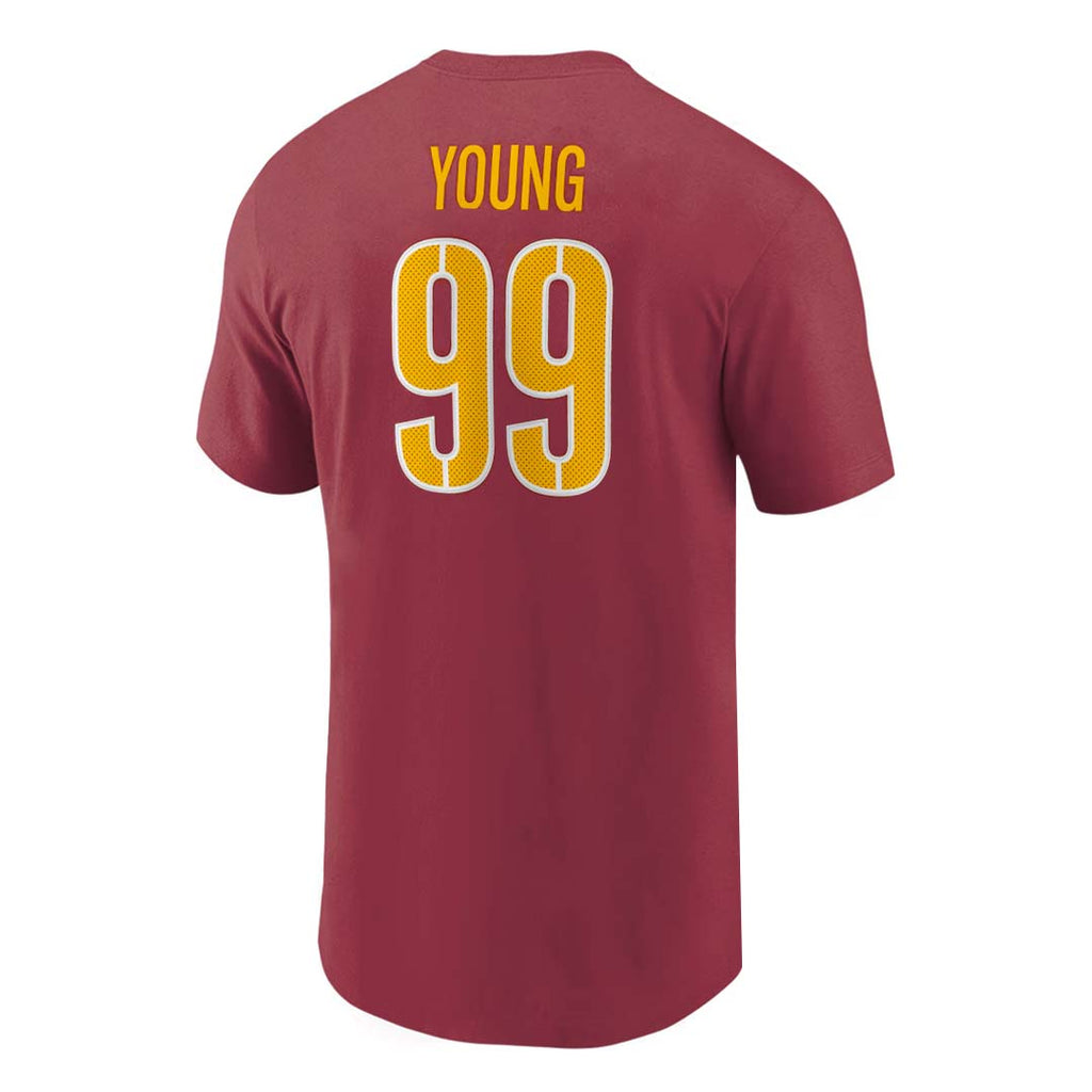 NFL - Men's Washington Commanders Chase Young Short Sleeve T-Shirt (QF6E 0513 9EF 00R)