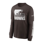 NFL - Men's Cleveland Browns Long Sleeve T-Shirt (NKAC 2DI 93 CQP)