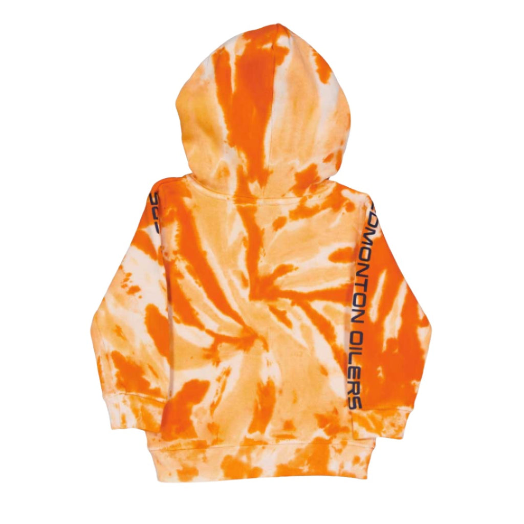 NHL - Kids' (Toddler) Edmonton Oilers Manhattan Tie Dye Fleece Pullover Hoodie (HK5T1FEJL OIL)