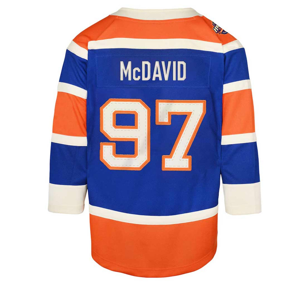 NHL - Kids' Edmonton Oilers Connor McDavid 2023 Heritage Classic Jersey (HK5BUHDM6 OILCM)