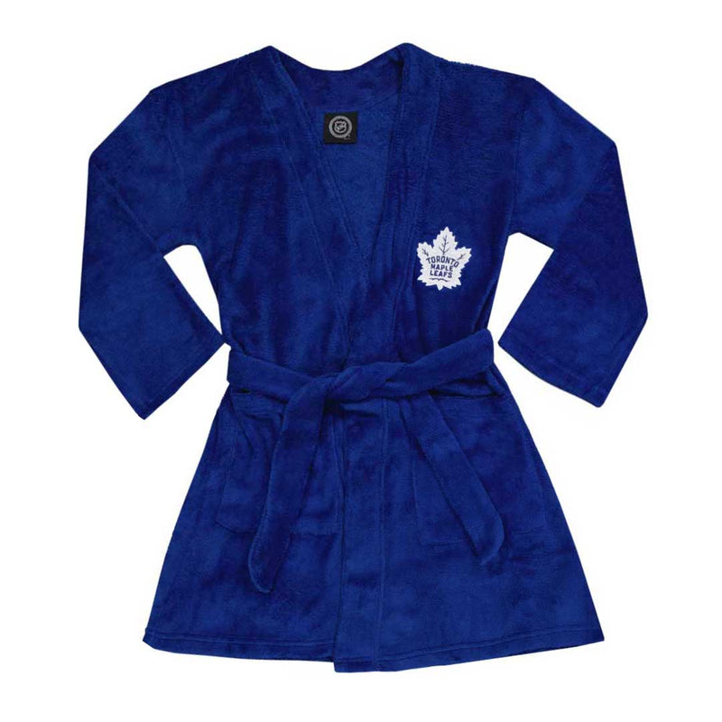 LNH - Peignoir en polaire des Maple Leafs de Toronto pour enfants (HK5B9HBF7 MAP)
