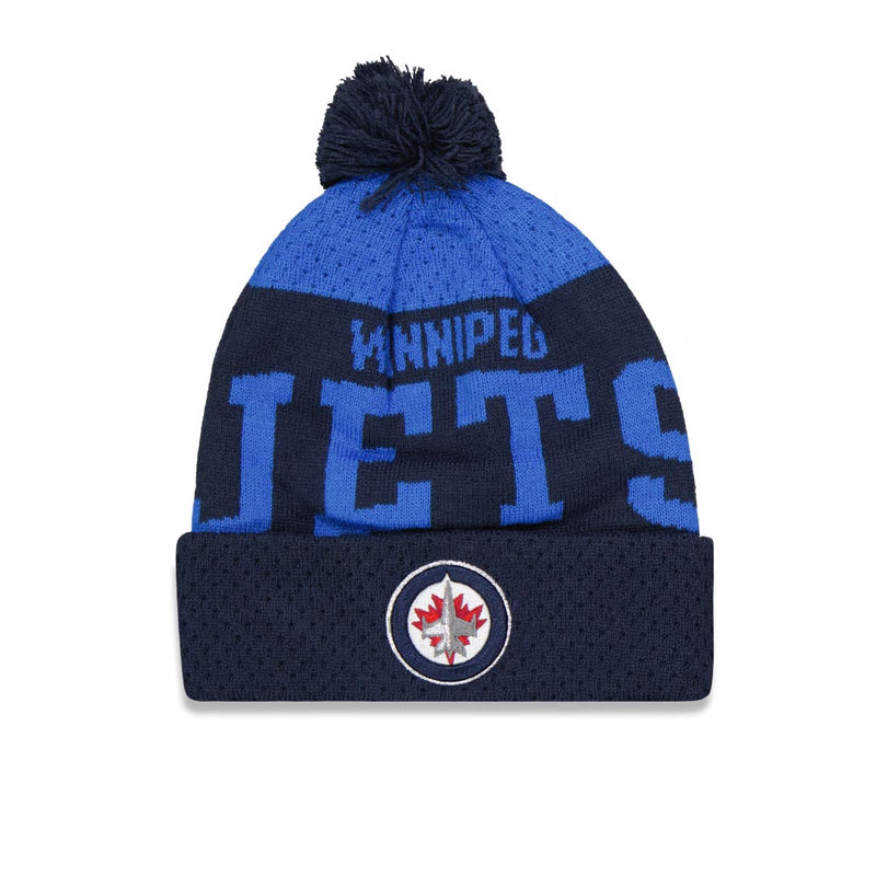 LNH - Bonnet extensible en tricot pour enfant des Jets de Winnipeg (HK5BOHC78 WNP) 