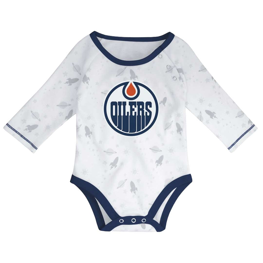 NHL - Kids' (Infant) Edmonton Oilers Dream Team Creeper Pant & Hat Set (HK5N1FE7D OIL)