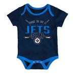 NHL - Kids' (Infant) Winnipeg Jets Game Time Short Sleeve Creeper Set (HK5I1FEFB WNP)
