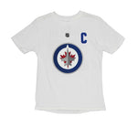 LNH - T-shirt plat à manches courtes pour enfants (bébés) des Jets de Winnipeg Wheeler Player (HK5I1HC00SA9 WNPBW) 