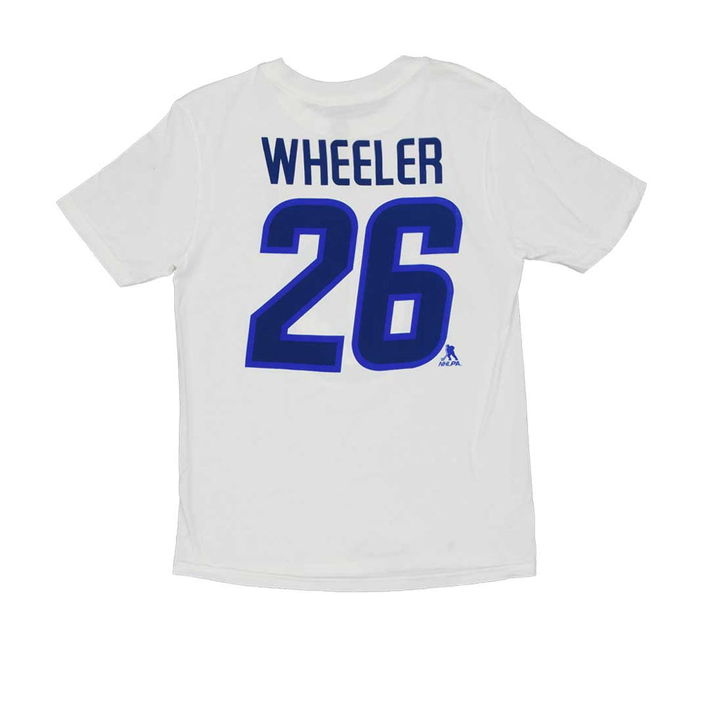 LNH - T-shirt plat à manches courtes pour enfants (bébés) des Jets de Winnipeg Wheeler Player (HK5I1HC00SA9 WNPBW) 
