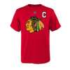LNH - T-shirt Jonathan Toews des Blackhawks de Chicago pour enfants (junior) (HK5B7BBK9H01 BLAJT) 