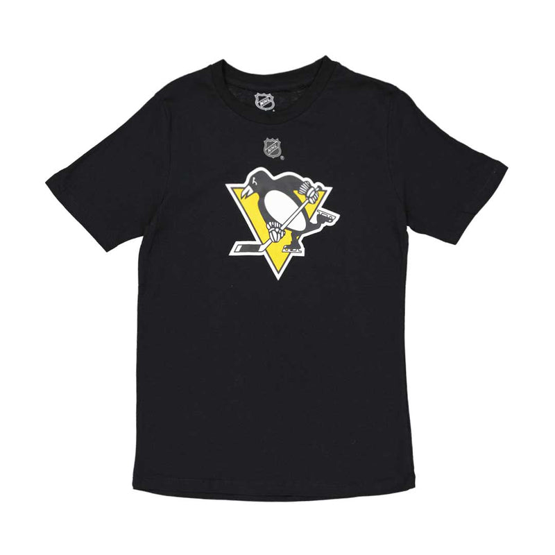 LNH - T-shirt à manches courtes avec logo principal des Penguins de Pittsburgh pour enfants (junior) (HK5B7MK99H01 PEN) 