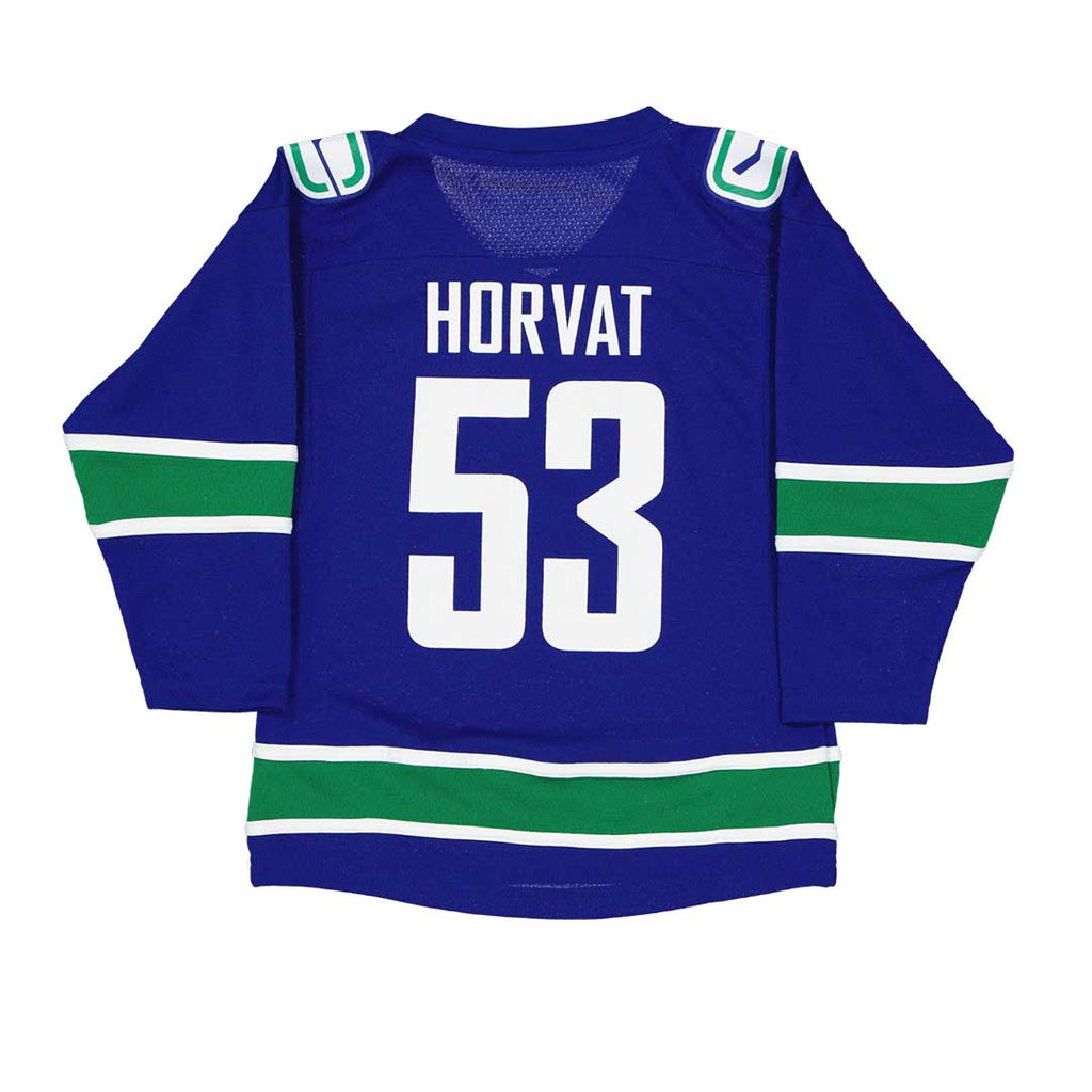 LNH - Maillot de l'équipe domicile Horvat des Canucks de Vancouver pour enfants (junior) (HK5BUHCAC CNKHB)