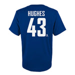 NHL - Kids' (Junior) Vancouver Canucks Quinn Hughes Short Sleeve T-Shirt (HK5B7HC00H01 CNKHQ)