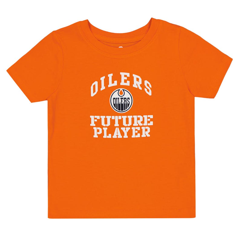 LNH - T-shirt à manches courtes des Oilers d'Edmonton pour enfants (tout-petits et nourrissons) (HK5I2HC3WG399 OILERS) 