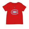 LNH - T-shirt plat à manches courtes Gallagher Player des Canadiens de Montréal pour enfants (tout-petits) (HK5T1HAABH01 CNDBG) 