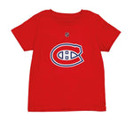 LNH - T-shirt plat à manches courtes Gallagher Player des Canadiens de Montréal pour enfants (tout-petits) (HK5T1HAABH01 CNDBG) 