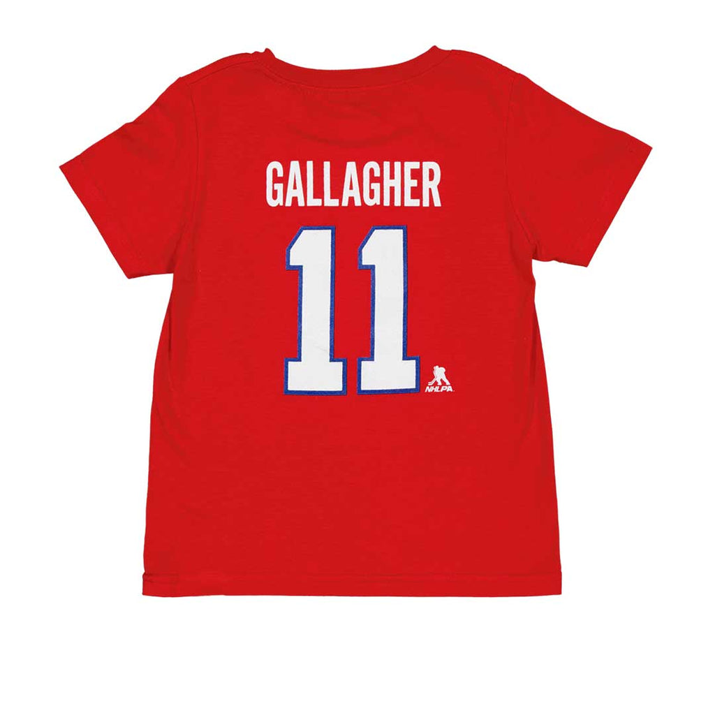 NHL - Kids' (Toddler) Montreal Canadiens Gallagher Player Short Sleeve T-Shirt (HK5T1HAABH01 CNDBG)