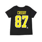 NHL - Kids' (Toddler) Pittsburgh Penguins Sidney Crosby Captain Flat Short Sleeve T-Shirt (HK5T1BBK9H01 PENSC)