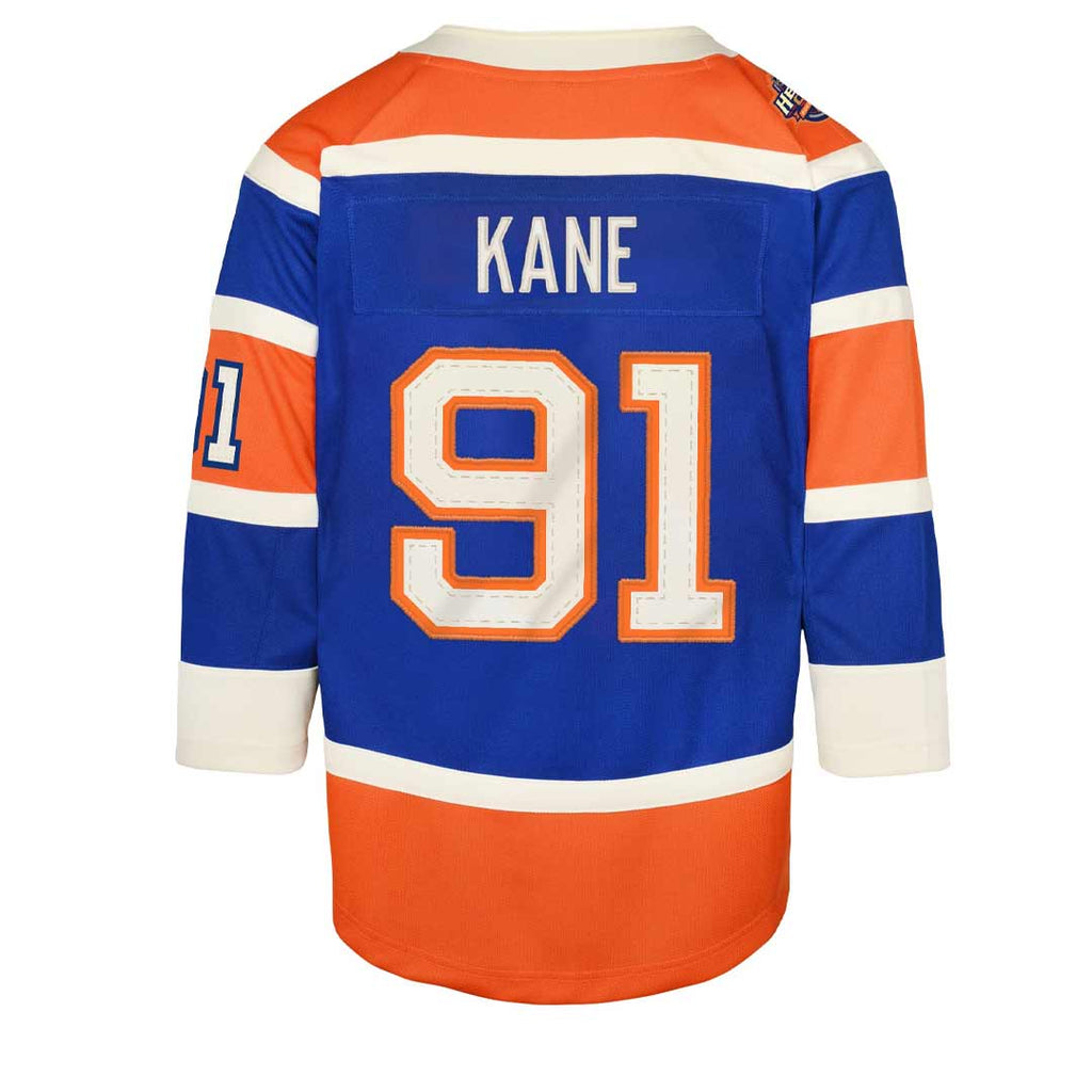 NHL - Kids' (Youth) Edmonton Oilers Evander Kane 2023 Heritage Classic Jersey (HK5BSHDM6 OILEK)