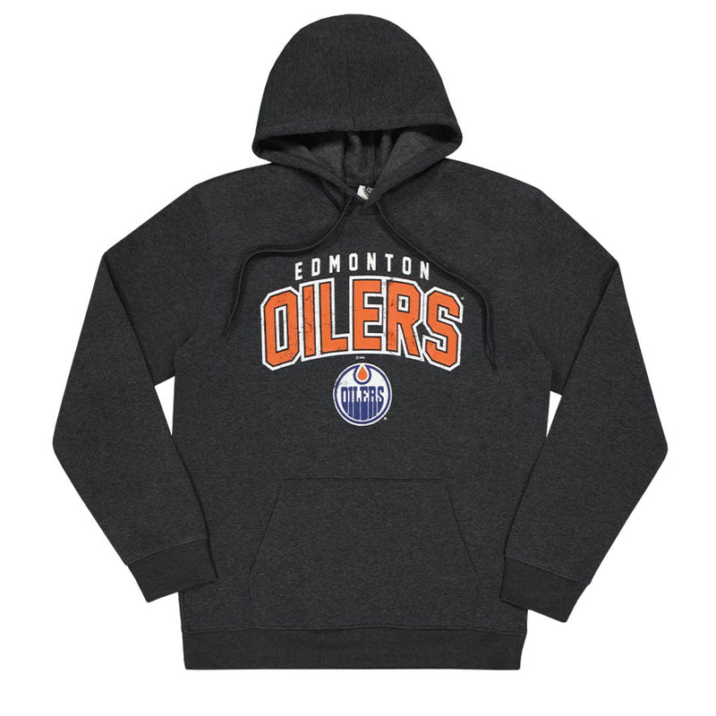 LNH - Chandail à capuchon des Oilers d'Edmonton pour hommes (ASMTZ9AMLOPA1GT GRY) 