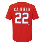 NHL - Men's Montreal Canadiens Cole Caufield Short Sleeve T-Shirt (NHXX291MSC1P1CA 62RED)