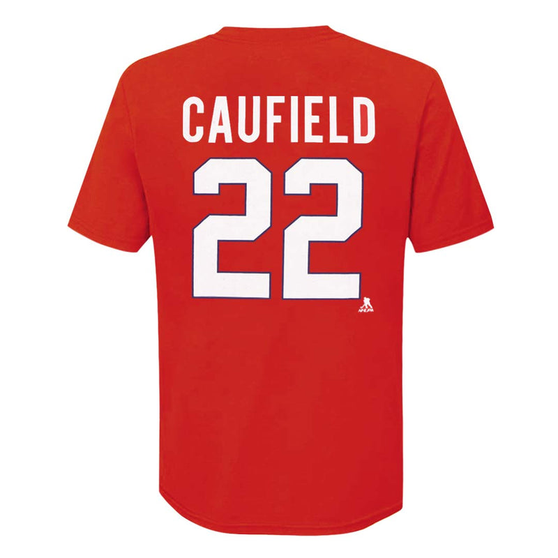 NHL - Men's Montreal Canadiens Cole Caufield Short Sleeve T-Shirt (NHXX291MSC1P1CA 62RED)