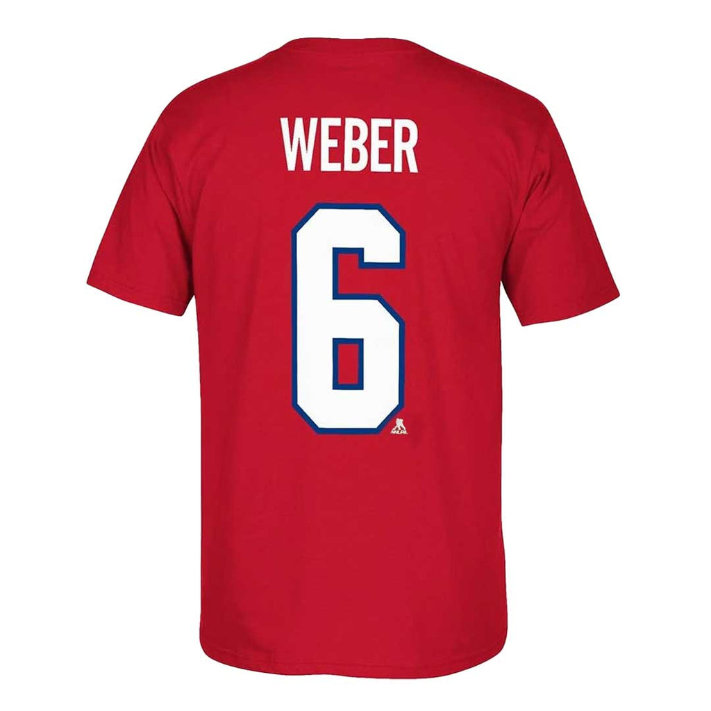 NHL - Men's Montreal Canadiens Shea Weber Short Sleeve T-Shirt (NHXX02KMSC3P1CA 62RED)