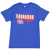 LNH - T-shirt à manches courtes pour homme des Canadiens de Montréal (NHXX276MSCHA1WC 40BLU)