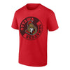 NHL - Men's Ottawa Senators Puck Drop Short Sleeve T-Shirt (NHXX035MSC3P1CA 62RED)