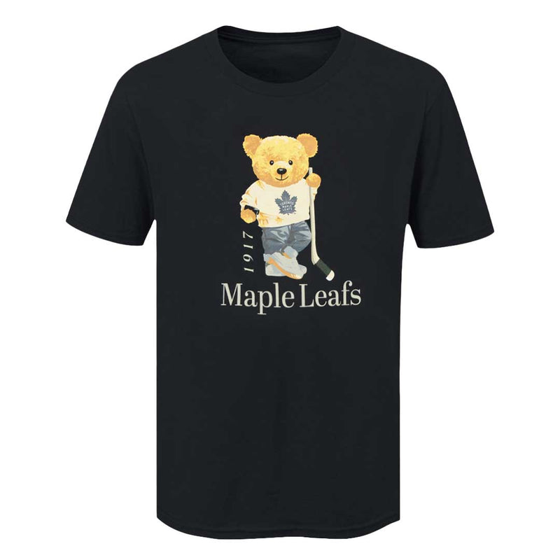 NHL - Men's Toronto Maple Leafs Bear T-Shirt (NHXX2QEMSC3A1PB 00BLK)