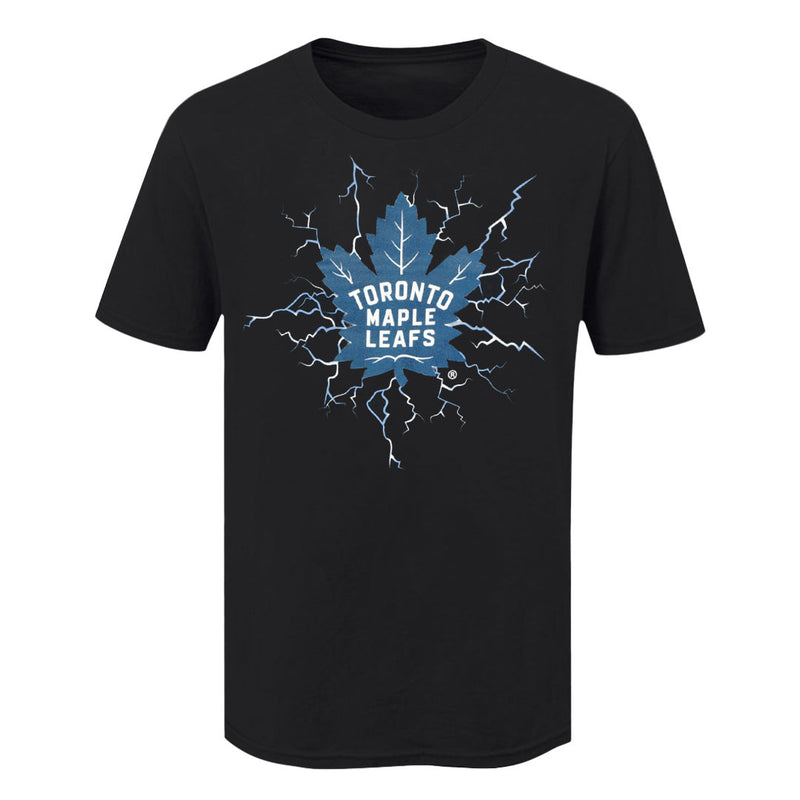 NHL - Men's Toronto Maple Leafs Lightning T-Shirt (NHXX2QBMSC3A1PB 00BLK)