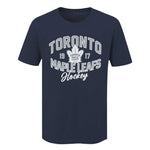 LNH - T-shirt à manches courtes pour homme des Maple Leafs de Toronto (NHXX2HWMSC3A1PB 41NVY)