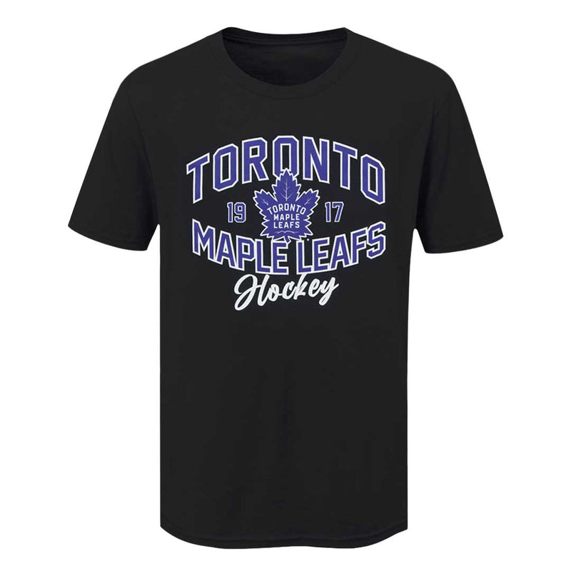LNH - T-shirt à manches courtes pour homme des Maple Leafs de Toronto (NHXX2HXMSC3A1PB 00BLK)