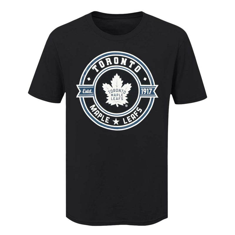 NHL - Men's Toronto Maple Leafs Stick To Stick T-Shirt (NHXX2QJMSC3A1PB 00BLK)