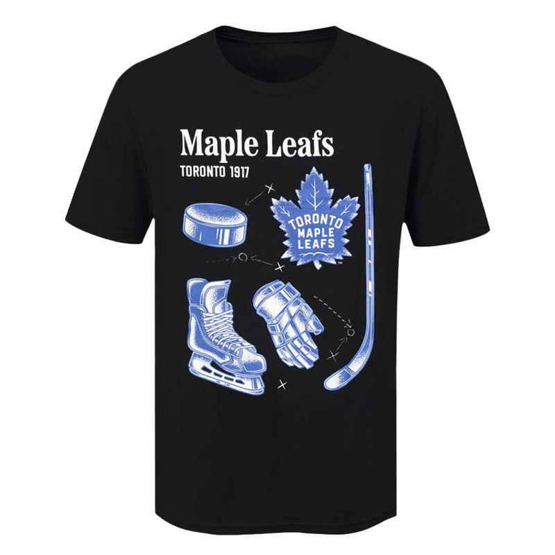 NHL - Men's Toronto Maple Leafs T-Shirt (NHXX2QHMSC3A1PB 00BLK)