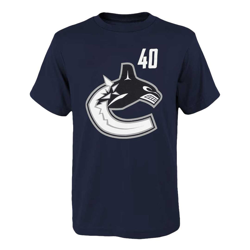 NHL - Men's Vancouver Canucks Elias Pettersson Short Sleeve T-Shirt (NHXX0E7MSC3P1CA 41NVY)