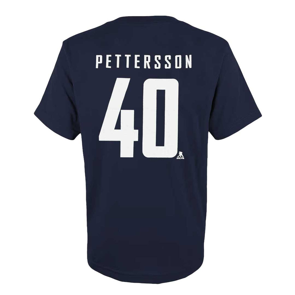 NHL - Men's Vancouver Canucks Elias Pettersson Short Sleeve T-Shirt (NHXX0E7MSC3P1CA 41NVY)