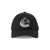 NHL - Men's Vancouver Canucks Flat Logo Hat (NHXX2KVMHDCC1PB 00BLK)