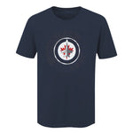 NHL - Men's Winnipeg Jets Puck Drop T-Shirt (NHXX038MSC3P1CA 41NVY)