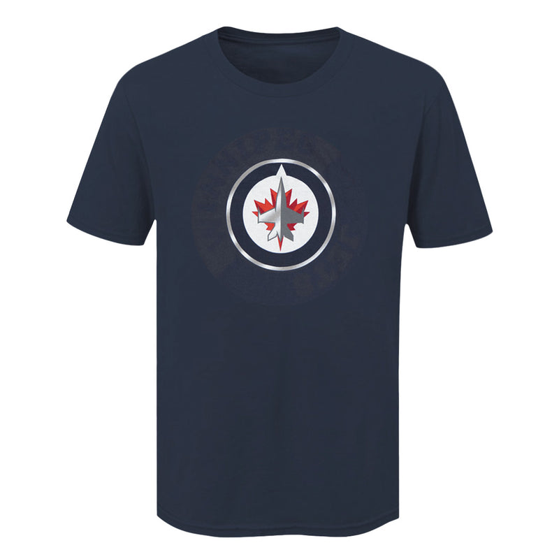 NHL - Men's Winnipeg Jets Puck Drop T-Shirt (NHXX038MSC3P1CA 41NVY)