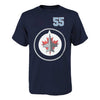 NHL - Men's Winnipeg Jets Mark Scheifele Short Sleeve T-Shirt (NHXX0U7MSC1P1CA 41NVY)
