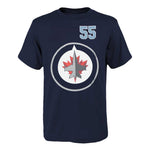 NHL - Men's Winnipeg Jets Mark Scheifele Short Sleeve T-Shirt (NHXX0U7MSC1P1CA 41NVY)