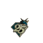 NHL - Épingle du logo du 25e anniversaire des Sharks de San Jose (SHA25ALOG)