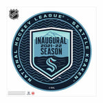 NHL - Seattle Kraken 2021 Inaugural Repositionable Vinyl Sticker (0016212588)