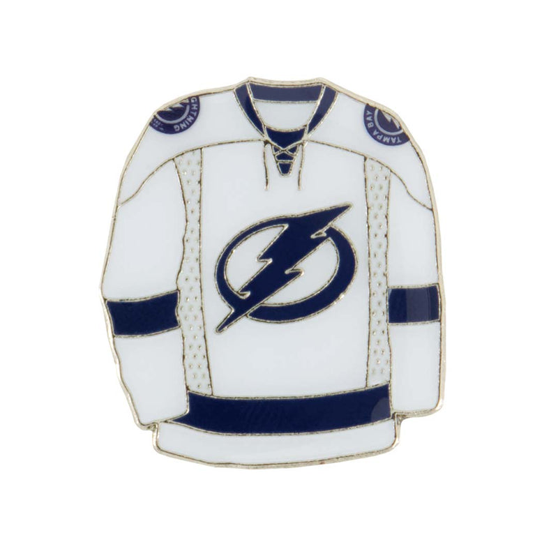 NHL - Tampa Bay Lightning White Jersey Pin Sticky Back (LIGJPWS)
