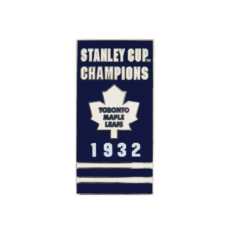 JF Sports - Épinglette de bannière des Maple Leafs de Toronto 1932 (MAPSCC32)