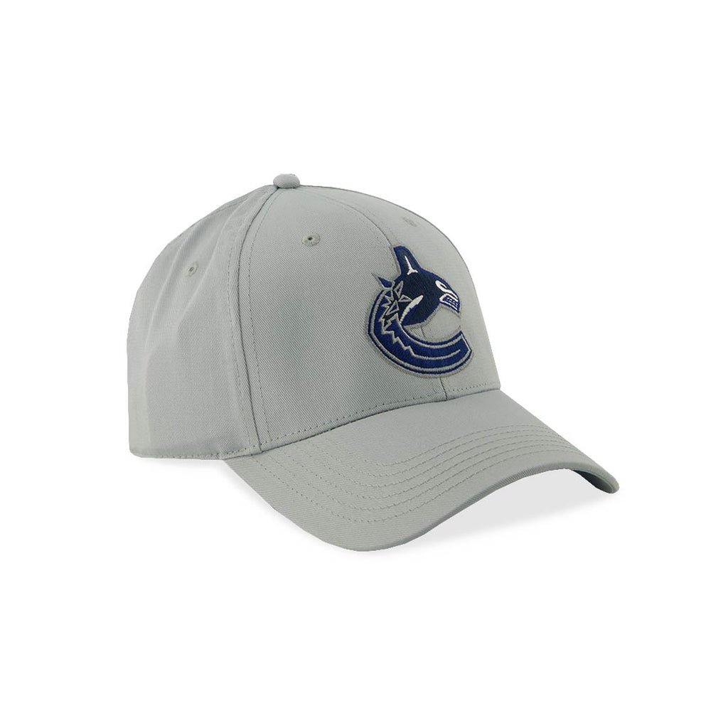 NHL - Men's Vancouver Canucks Flat Logo Hat (NHXX2KPMHDCC1PB 02GRY)