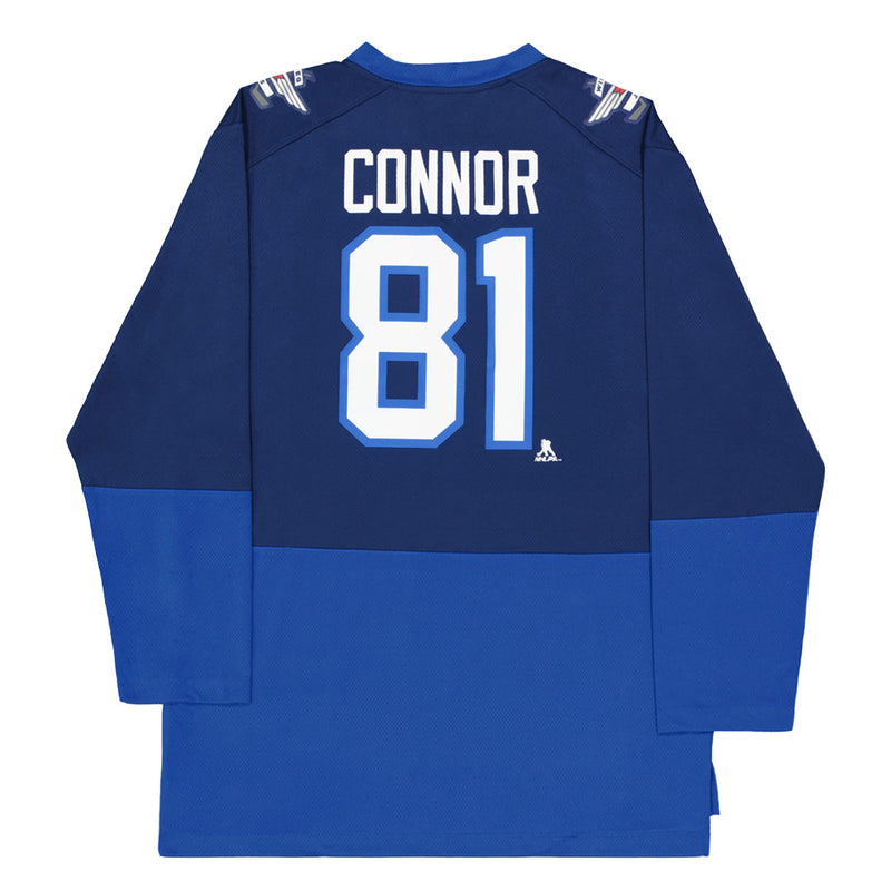 NHL - Men's Winnipeg Jets Kyle Connor Long Sleeve Jersey (NHXX2F6MAHPA1GT 40NBL)